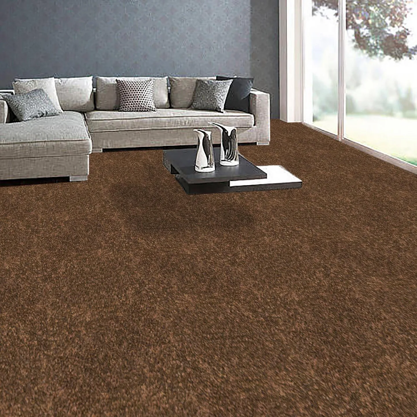 COLORS Cut Pile Plain Carpet in Surat