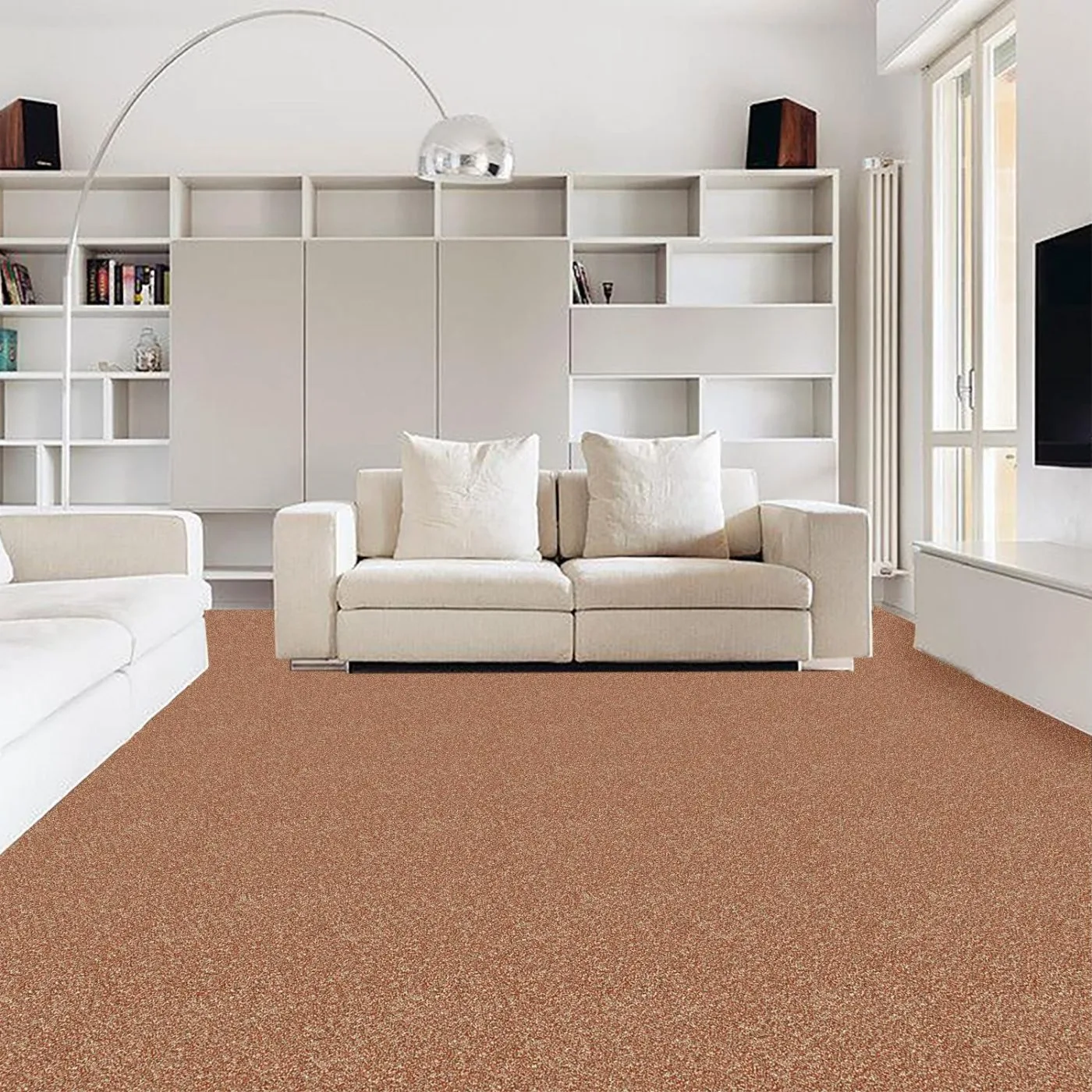 Feather Collection PP Frieze Soft Broadloom Carpets Carpet in Surat