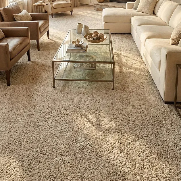 Plush Collection Cut Pile Wall-to-Wall Carpets Carpet in Surat
